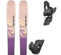 Salomon - Skis all-mountain - Stance W 94 Black/Purple 2025 pour Femme - Taille 161 cm - Noir Noir 161 cm
