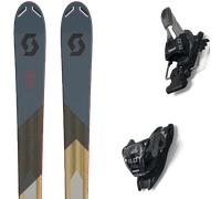 Pack ski freerando." Scott Pure Free 90ti 24 + Fixations - Homme - Marron / Gris / Noir - taille 170 - modèle 2024