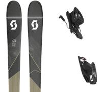 Pack ski." Scott Pure Jr 25 + Fixations - Enfant - Marron / Noir - taille 152 - modèle 2025