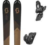 Pack ski de randonnée." Scott Pure Pro 109 Ti 24 + Fixations - Homme - Marron / Noir - taille 190 - modèle 2024