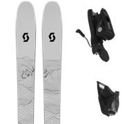 Pack ski." Scott Sea 108 White/yellow 26 + Fixations - Mixte - Noir / Blanc - taille 176 - modèle 2026