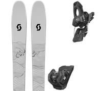 Pack ski." Scott Sea 108 White/yellow 26 + Fixations - Mixte - Noir / Blanc - taille 184 - modèle 2026