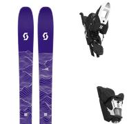 Pack ski." Scott Sea 116 Dark Purple/mint Green 25 + Fixations - Homme - Violet - taille 174 - modèle 2025