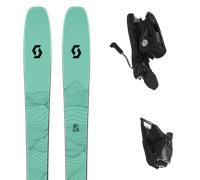 Pack ski." Scott Sea 98 Mint Green/pink 26 + Fixations - Mixte - Vert - taille 156 - modèle 2026