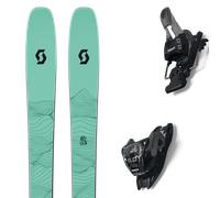 Pack ski." Scott Sea 98 Mint Green/pink 26 + Fixations - Mixte - Vert - taille 156 - modèle 2026