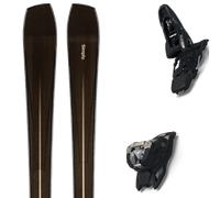 Pack ski." Simply Carver Dark Brown 26 + Fixations - Mixte - Noir - taille 160 - modèle 2026