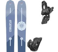 Pack ski." Stereo Apex V4 W Light Blue 26 + Fixations - Femme - Bleu / Violet - taille 163 - modèle 2026