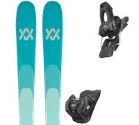 Pack ski." Volkl Blaze 82 Teal 25 + Fixations - Femme - Bleu - taille 166 - modèle 2025