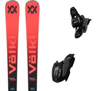 Pack ski." Volkl Racetiger Jr Pro Yellow/black + 7.0 Vmotionion Jr 26 - Enfant - Noir / Jaune - taille 160 - modèle 2026