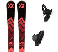 Pack ski." Volkl Racetiger Rc Black + Vmotion 11 Gw Black 25 - Homme - Noir / Rouge - taille 172 - modèle 2025