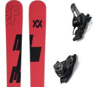 Pack ski." Volkl Revolt 100 Jr Red 26 + Fixations - Enfant - Rouge - taille 163 - modèle 2026
