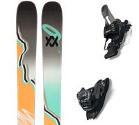 Pack ski." Volkl Revolt 90 Teal/orange/grey 25 + Fixations - Homme - Vert / Orange / Noir - taille 168 - modèle 2025