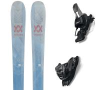 Pack ski." Volkl Secret 96 24 + Fixations - Femme - Bleu - taille 156 - modèle 2024