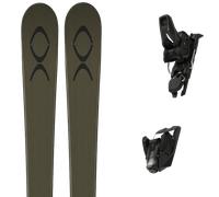 Pack ski." Xo 77 V7 Tuscany Olive 25 + Fixations - Mixte - Vert - taille 160 - modèle 2025