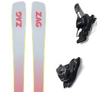 Pack ski." Zag Mata 90 White/red 26 + Fixations - Mixte - Blanc / Rouge - taille 183 - modèle 2026