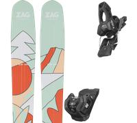Pack ski." Zag Slap 104 Multi 26 + Fixations - Homme - Multicolore - taille 176 - modèle 2026
