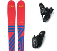 Pack ski." Zag Slap Junior 25 + Fixations - Enfant - Rouge / Bleu - taille 147 - modèle 2025