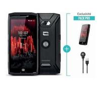Pack Smartphone CROSSCALL CORE-X5 + Verre trempé + Câble X-Link - 1401049901921 Noir
