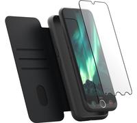 Pack Smartphone Doro Aurora A10 4.5" Double nano SIM 64 Go Graphite + Etui de protection Noir + Film de protection en verre trempé Graphite C