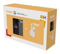 Pack Smartphone Google Pixel 7a 6.1" 5G Double SIM 128 Go Noir Charbon + Passerelle multimédia Chromecast avec Google TV Version 4K Noir Charbon G