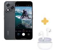 Pack Smartphone Honor 400 Lite 6,7" 5G Double nano SIM 256 Go Velvet Black + Choice Earbuds X7i