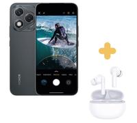 Pack Smartphone Honor 400 Lite 6,7" 5G Double nano SIM 256 Go Velvet Black + Choice Earbuds X7i