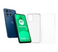 Pack Smartphone Motorola G15 6,72" Double SIM 128 Go Bleu Marine + Coque de protection + Verre trempé