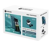 Pack Smartphone Motorola Moto G06 Power 6.88" Double nano SIM 256 Go Bleu + Ecouteurs Motorola Buds 2 Carbon Blanc et Noir Tapestry (bleu)