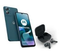 Motorola Pack smartphone G06 Power 4/256 Go Bleu Tapestry + Buds Bass Dark Shadow