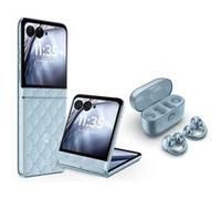 Pack Smartphone Motorola Razr 60 6.9" 5G Double SIM 256 Go Ice Melt + Moto Buds Loop Collection Swarovski Ice Melt A