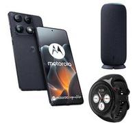 Motorola Pack Smartphone Signature 6,8" 5G Double SIM 512 Go Bleu Carbon + Sound Flow + Watch noire