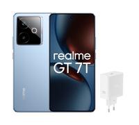Realme Pack smartphone GT7T 6,8 pouces 5G Double nano-SIM 512 Go Bleu avec chargeur 120 W