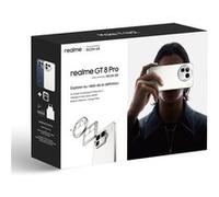 Realme Smartphone GT8 Pro 512 Go Blanc - Pack avec chargeur et Buds Clip