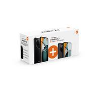 Pack Smartphone Xiaomi Redmi A3 128Go 4G Noir avec Coque et Verre Trempé