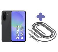 Pack Smartphone Samsung Galaxy A36 6,7" 5G Double nano SIM 128 Go Noir + Bandoulière
