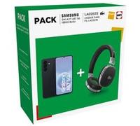 Pack Smartphone Samsung Galaxy A57 6.7" 5G Nano SIM 128 Go Bleu + Casque sans fil Lacoste Bleu