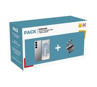 Pack Smartphone Samsung Galaxy S25 6,2" 5G Double SIM 128 Go Gris + Buds 3 Argent