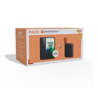 Pack Smartphone Xiaomi Redmi 15 6,9" 5G Double nano SIM 256 Go Noir + Enceinte portable Bluetooth Xiaomi Sound Pocket 5W Noir