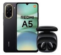 Pack Smartphone Xiaomi Redmi A5 6,88" Double nano SIM 128 Go Midnight Black + Ecouteurs Redmi Buds 6 Play Midnight Black A
