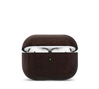 Pack & Smooch Etui Cuir Compatible avec AirPods Pro | Cuir tanné végétal | Couleur Marron Foncé | Otley