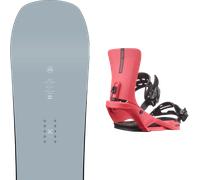 Pack snowboard." Amplid Cab Driver Blue 26 + Fixations - Mixte - Bleu - taille 152 - modèle 2026