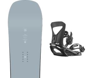 Pack snowboard." Amplid Cab Driver Blue 26 + Fixations - Mixte - Bleu - taille 155 - modèle 2026