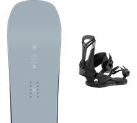 Pack snowboard." Amplid Cab Driver Blue 26 + Fixations - Mixte - Bleu - taille 158 - modèle 2026