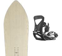 Pack snowboard." Arbor A-frame Wood/black 26 + Fixations - Homme - - taille 158 - modèle 2026