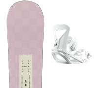Pack snowboard." Arbor Cadence Rocker Pink/green 26 + Fixations - Femme - Rose - taille 143 - modèle 2026