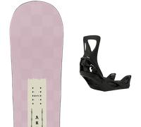 Pack snowboard." Arbor Cadence Rocker Pink/green 26 + Fixations - Femme - Rose - taille 147 - modèle 2026