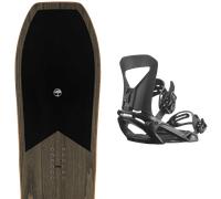 Pack snowboard." Arbor Coda Black/orange 26 + Fixations - Homme - Noir - taille 162W - modèle 2026