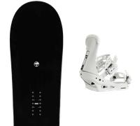 Pack snowboard." Arbor El Camino Black 26 + Fixations - Homme - Noir - taille 158 - modèle 2026