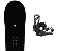 Pack snowboard." Arbor El Camino Black 26 + Fixations - Homme - Noir - taille 158 - modèle 2026