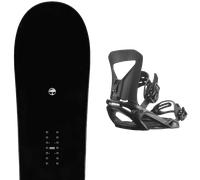 Pack snowboard." Arbor El Camino Black 26 + Fixations - Homme - Noir - taille 161 - modèle 2026